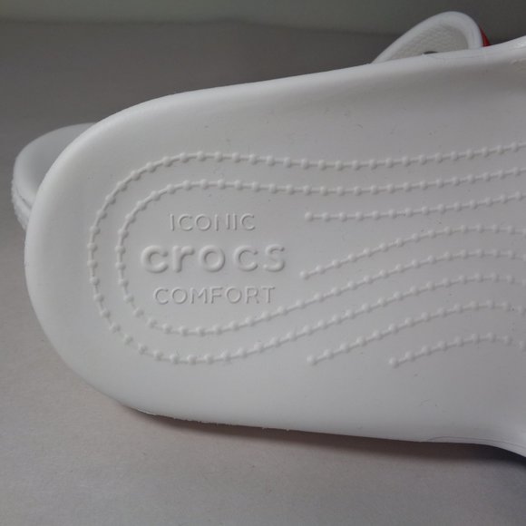 Crocs Size 7 CLASSIC AMERICAN FLAG SLIDE New Shoes main image 5